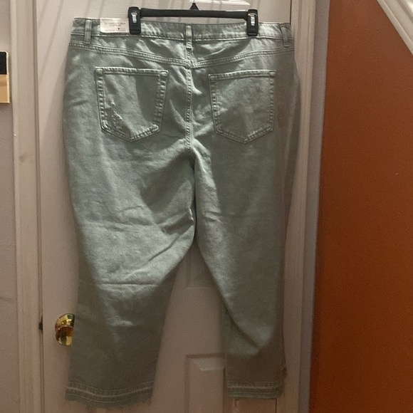Maurices Womens 25” Straight Crop Jeans Size 20WHigh Rise Comfort Stretch. - Picture 6 of 8